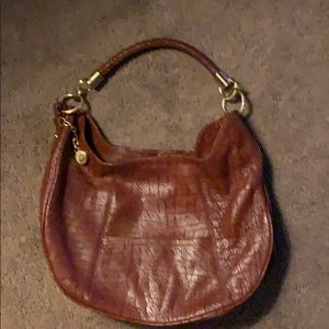 Brown leather Brahmin bag